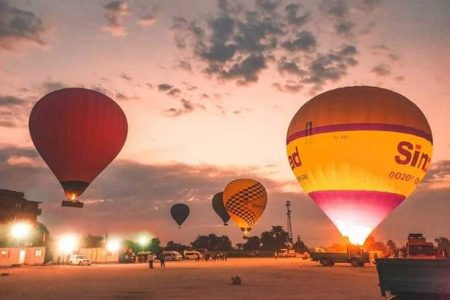 VIP Heißluftballon Luxor Über Nacht Ausflug mit Übernachtung