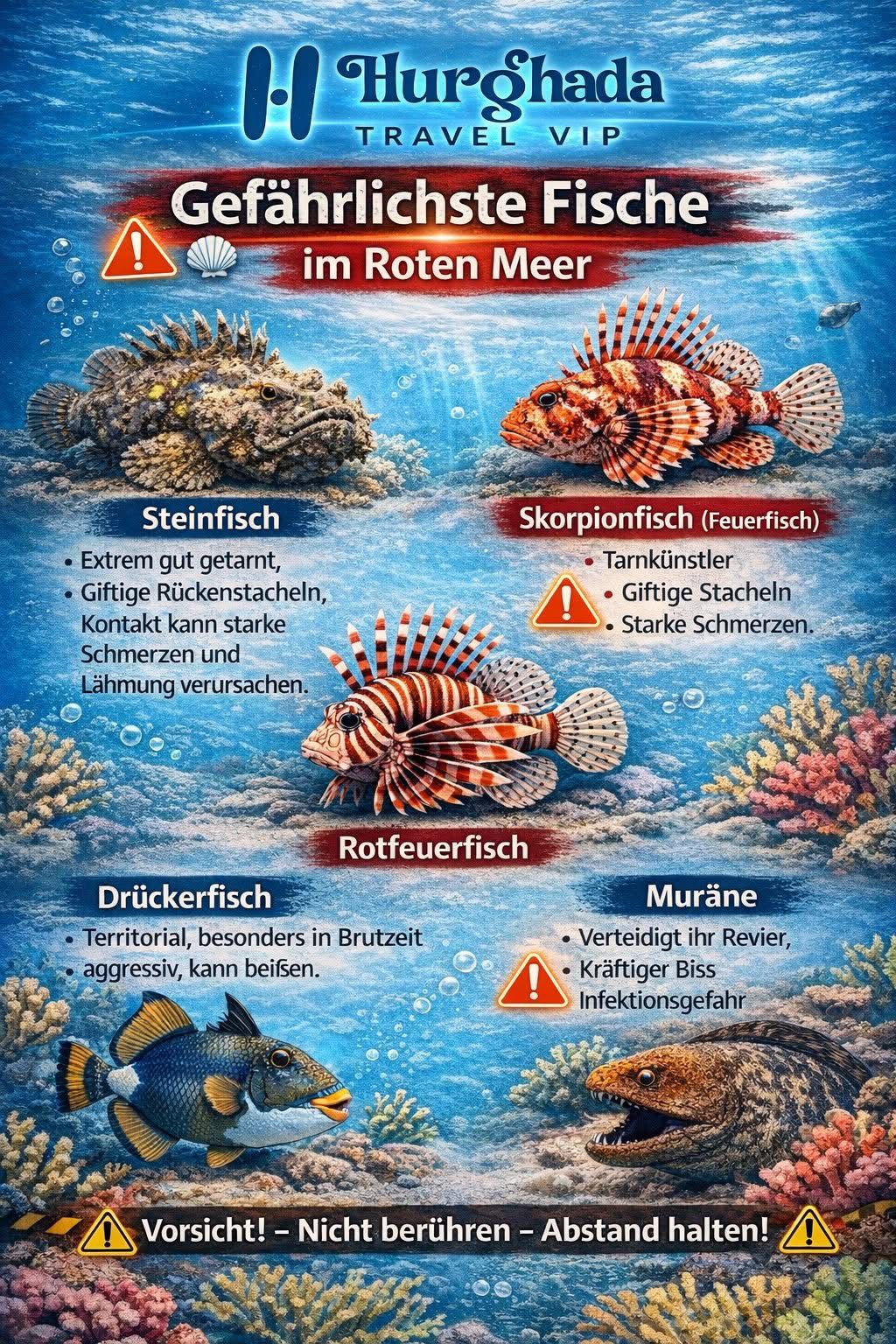 Dangerous fish in the Red Sea